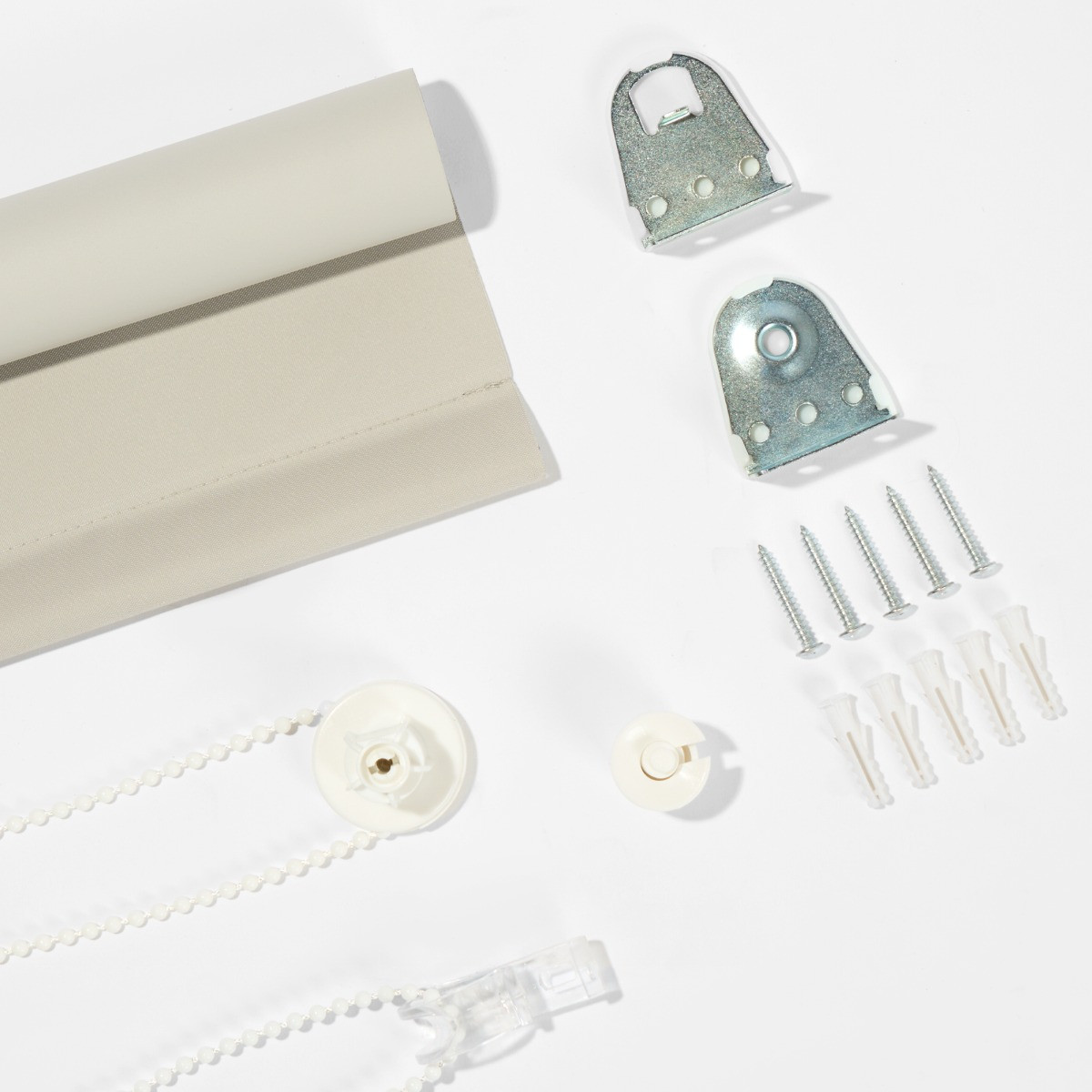 OHS Blackout Roller Blind, Natural - 90 x 165cm>