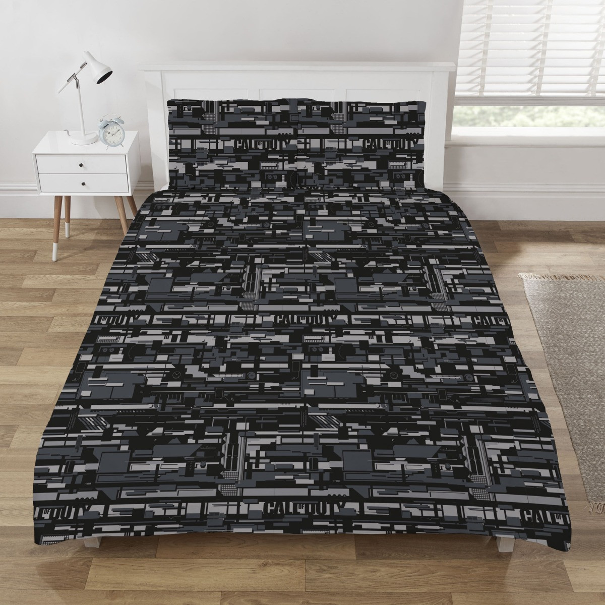 Call of Duty Captain Price Duvet Set, Brown/Grey - Double>