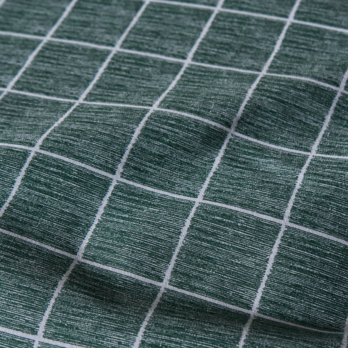 OHS Winter Stag Duvet Set, Forest Green/White - Double>