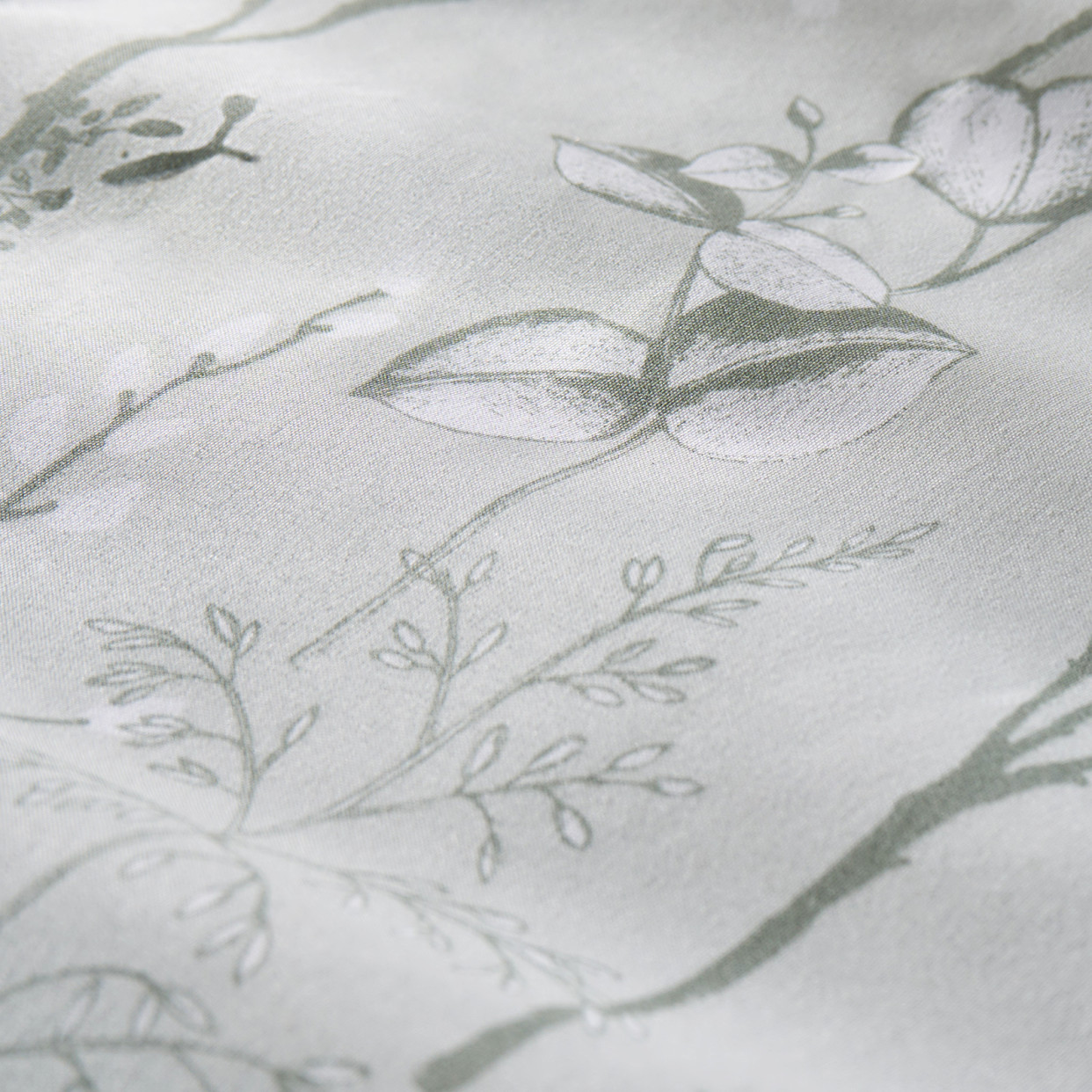 OHS Willow Branch Reversible Duvet Cover Set - Sage>