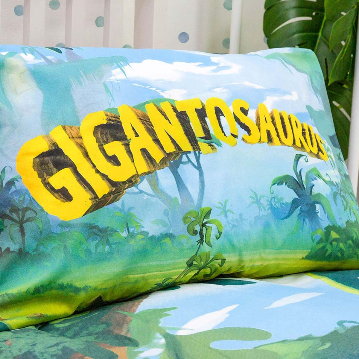 Gigantosaurus Reversible Duvet Set, Multi - Single>