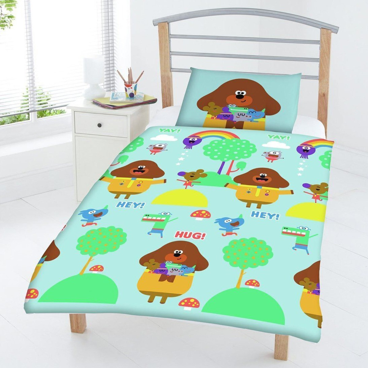 Hey Duggee Reversible Duvet Set, Blue - Junior>