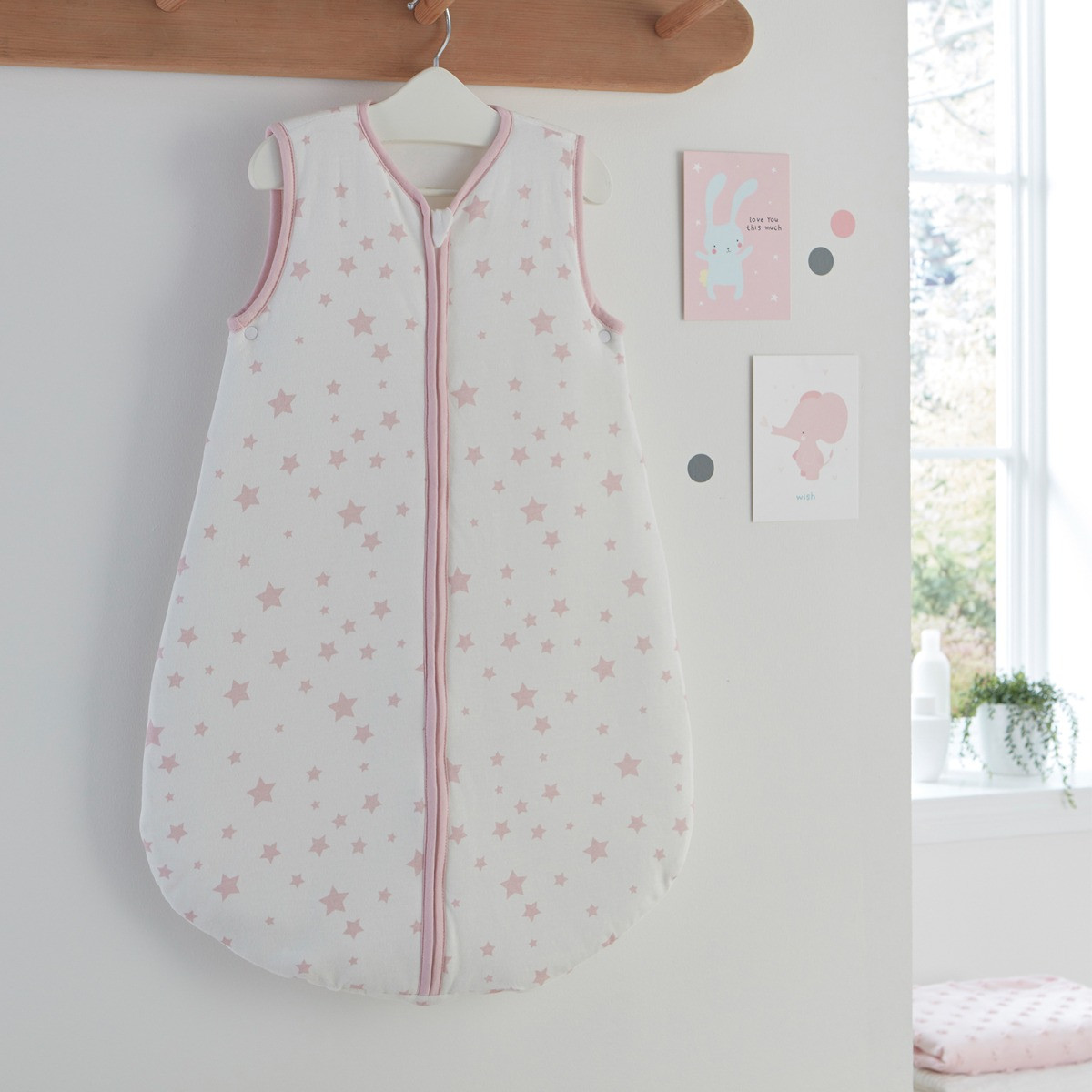 Silentnight Safe Nights Baby Sleeping Bag - Pink>