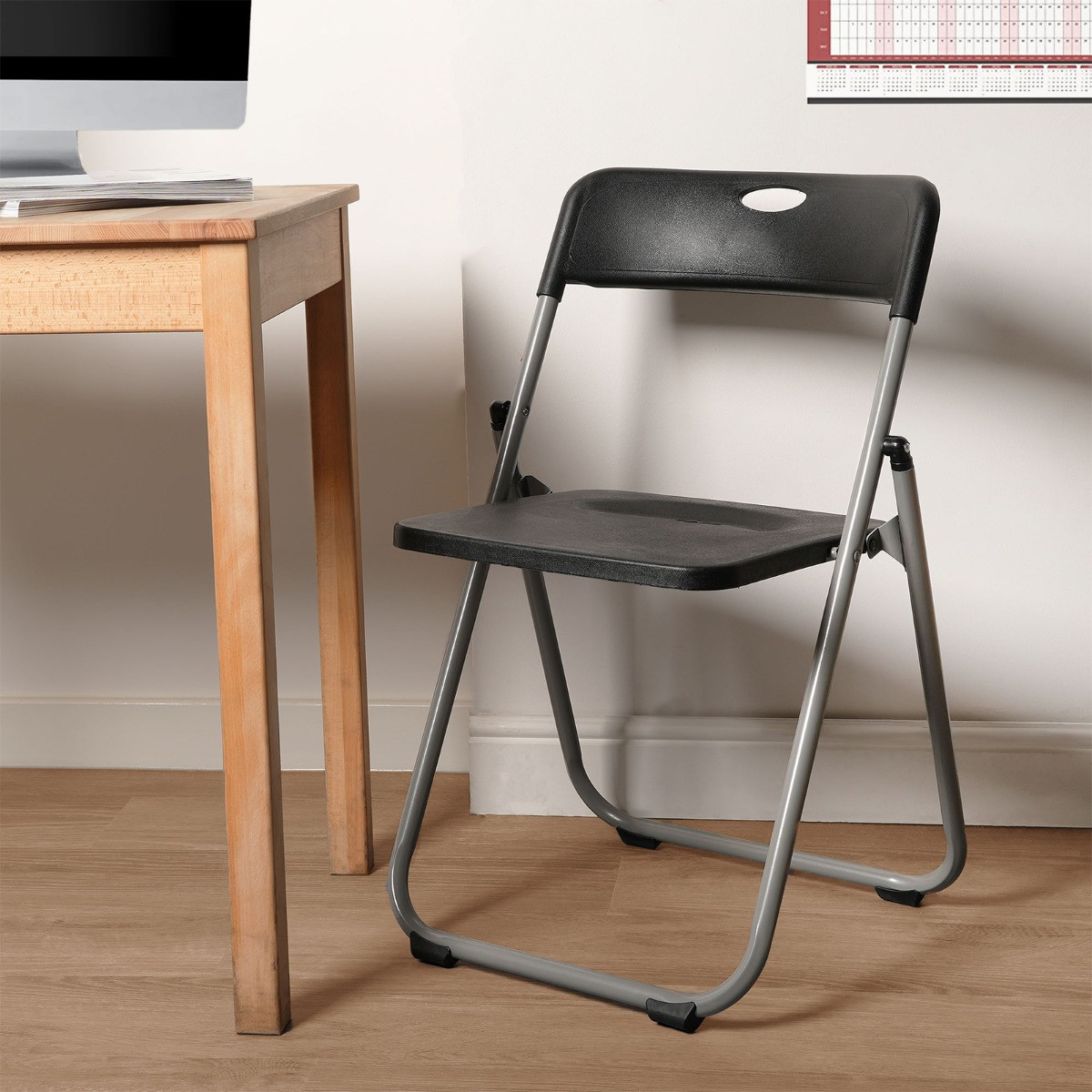 OHS Folding Chair - Black>