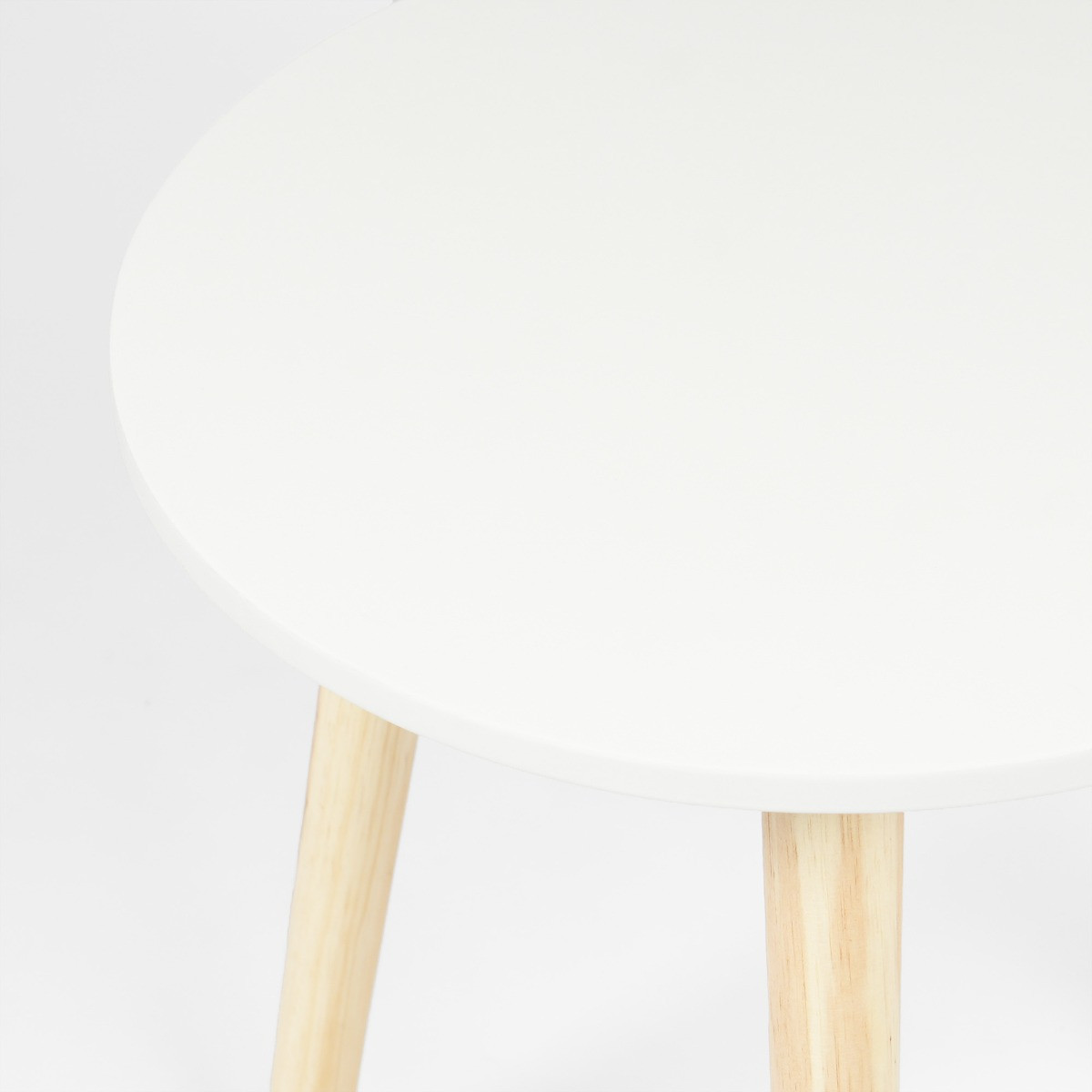 OHS Round Side Table - White>