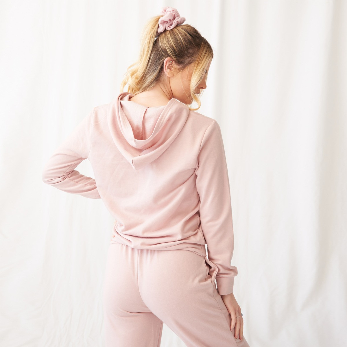 OHS Basic Sweat Hoodie, Blush - Large >
