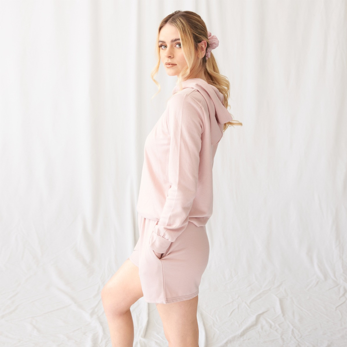 OHS Basic Sweat Hoodie, Blush - Large >