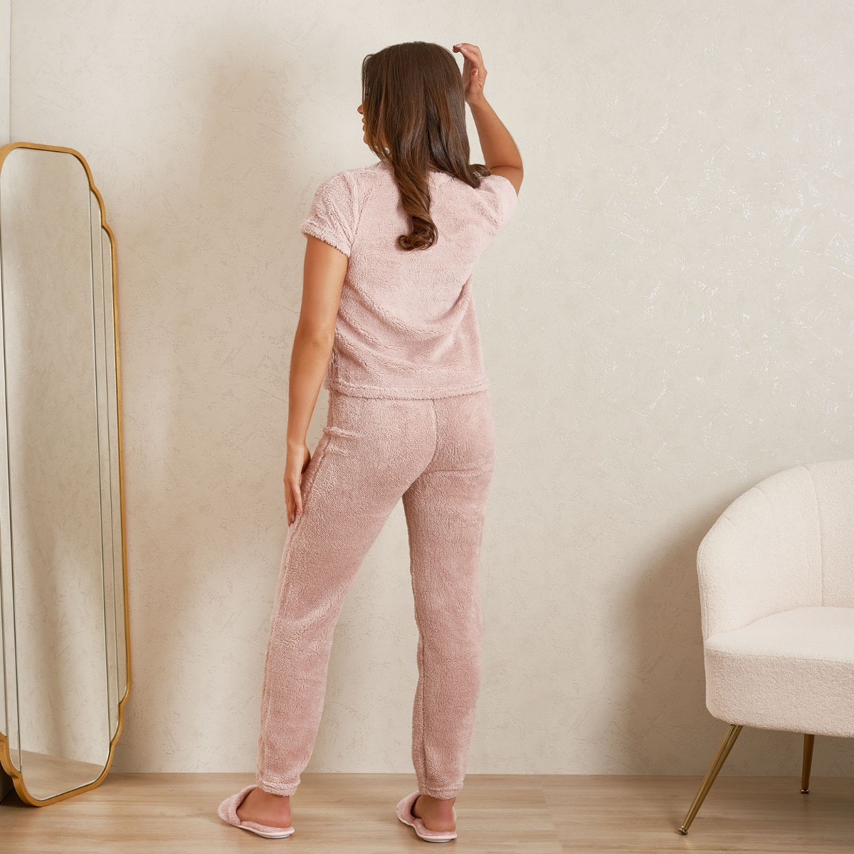 OHS Teddy Short Sleeve T-Shirt - Blush>