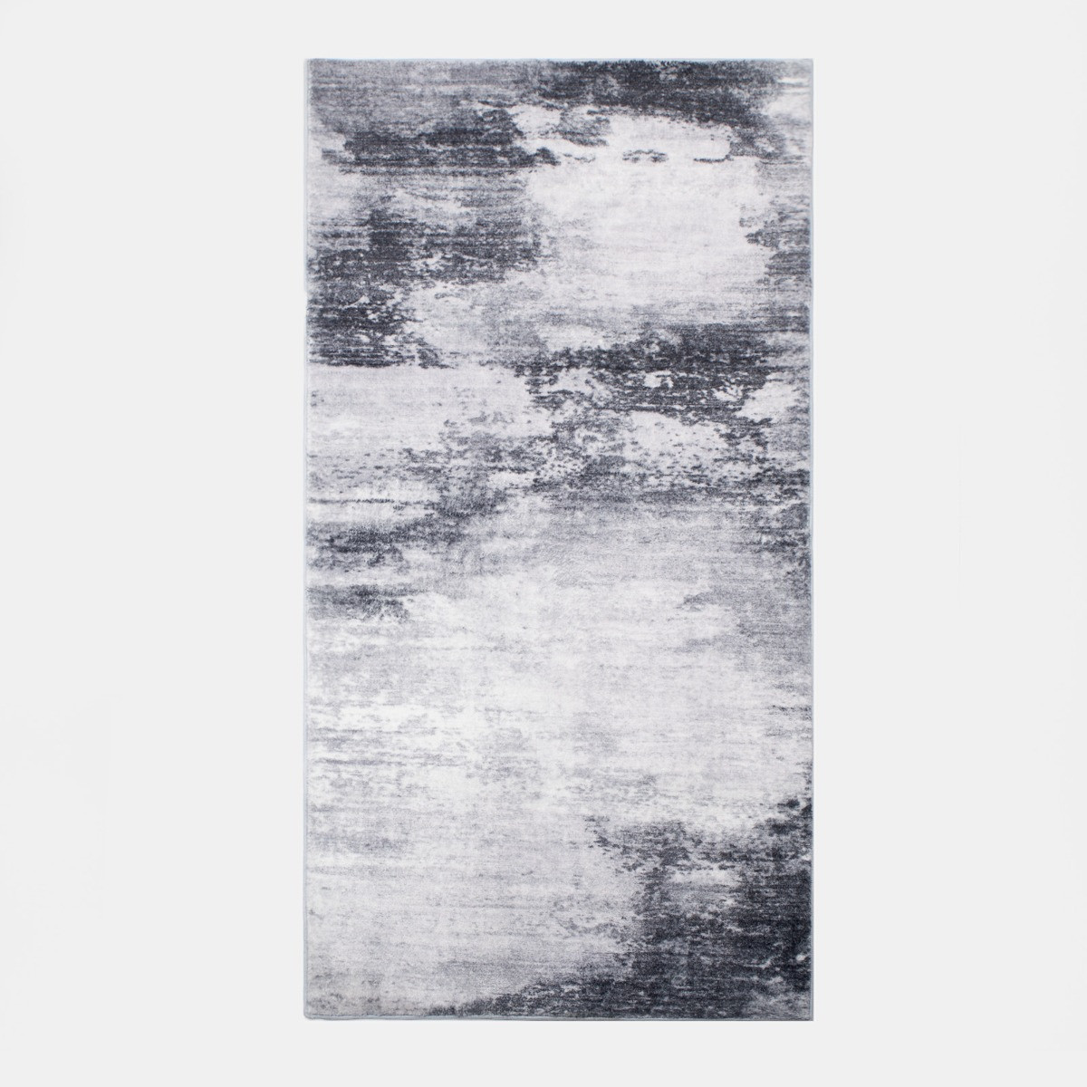 OHS Abstract Flat Rug, Grey - 80 x 150cm>
