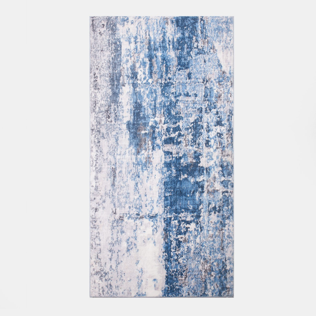 OHS Abstract Flat Rug - Blue>