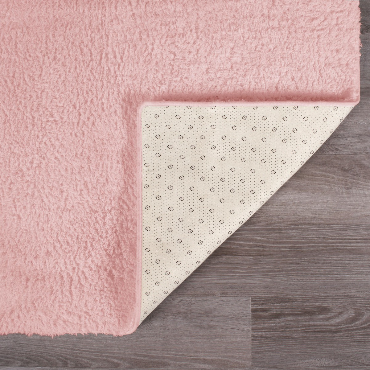 OHS Cosy Shaggy Rug - Blush>