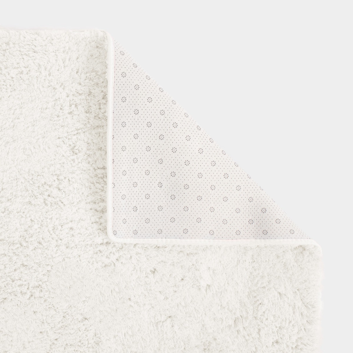 OHS Cosy Teddy Rug, Cream - 80 x 150cm>