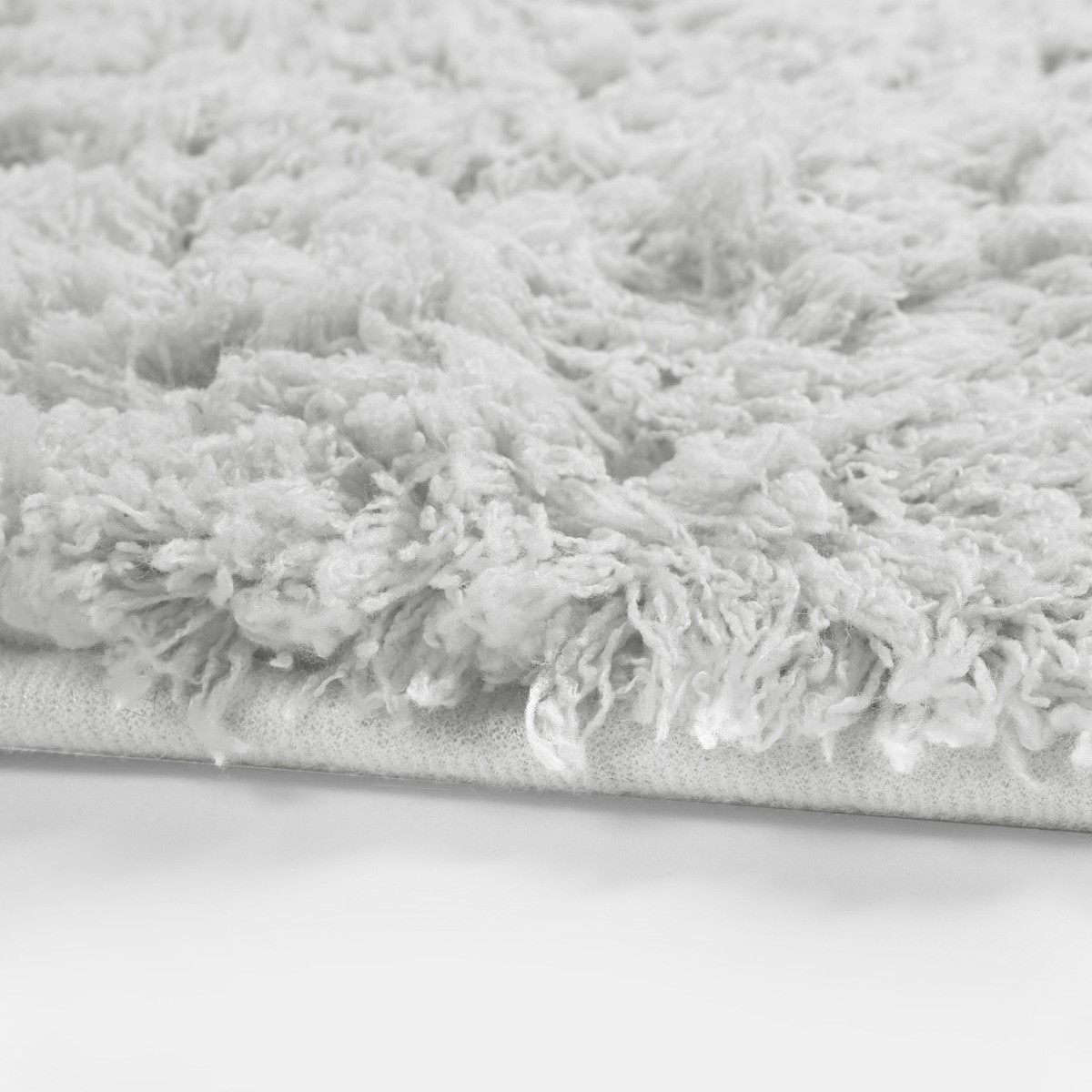 OHS Cosy Shaggy Rug Silver