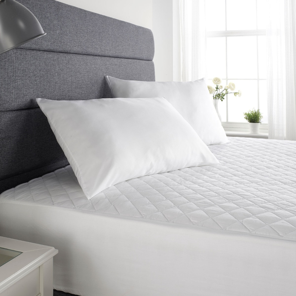 Downland Orthopaedic Pillow, White 2pk