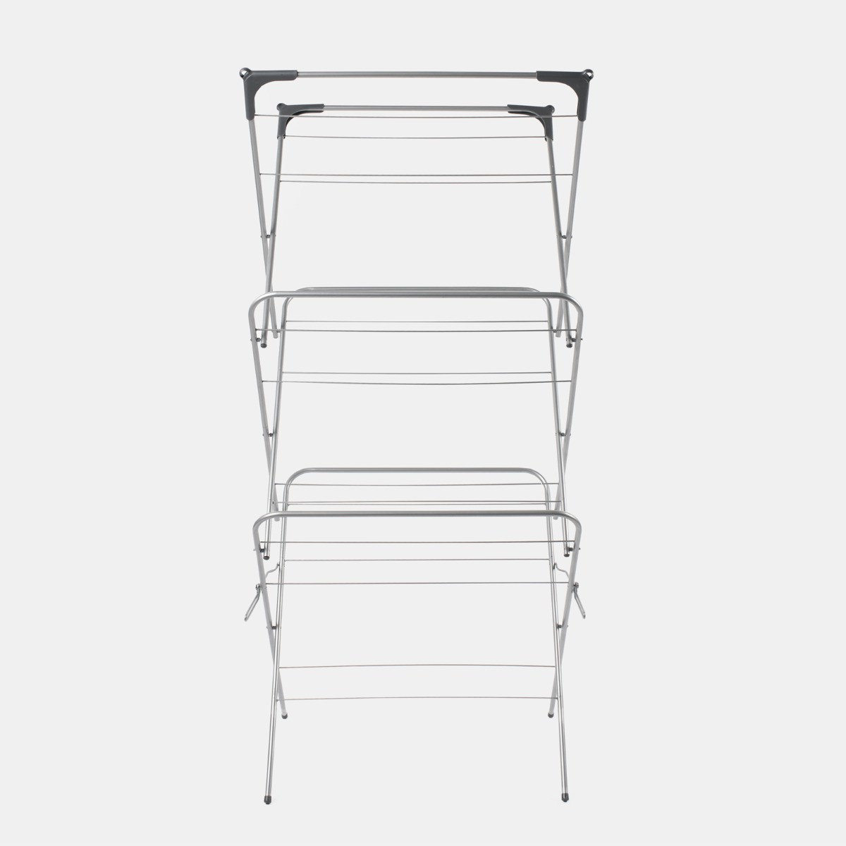 OHS 3 Tier Foldable Clothes Airer, Grey - 15M