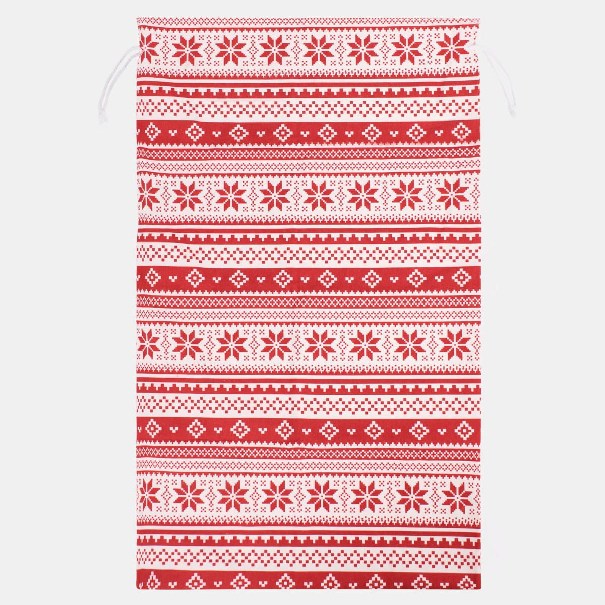 OHS Christmas Nordic Print Sack - Red>