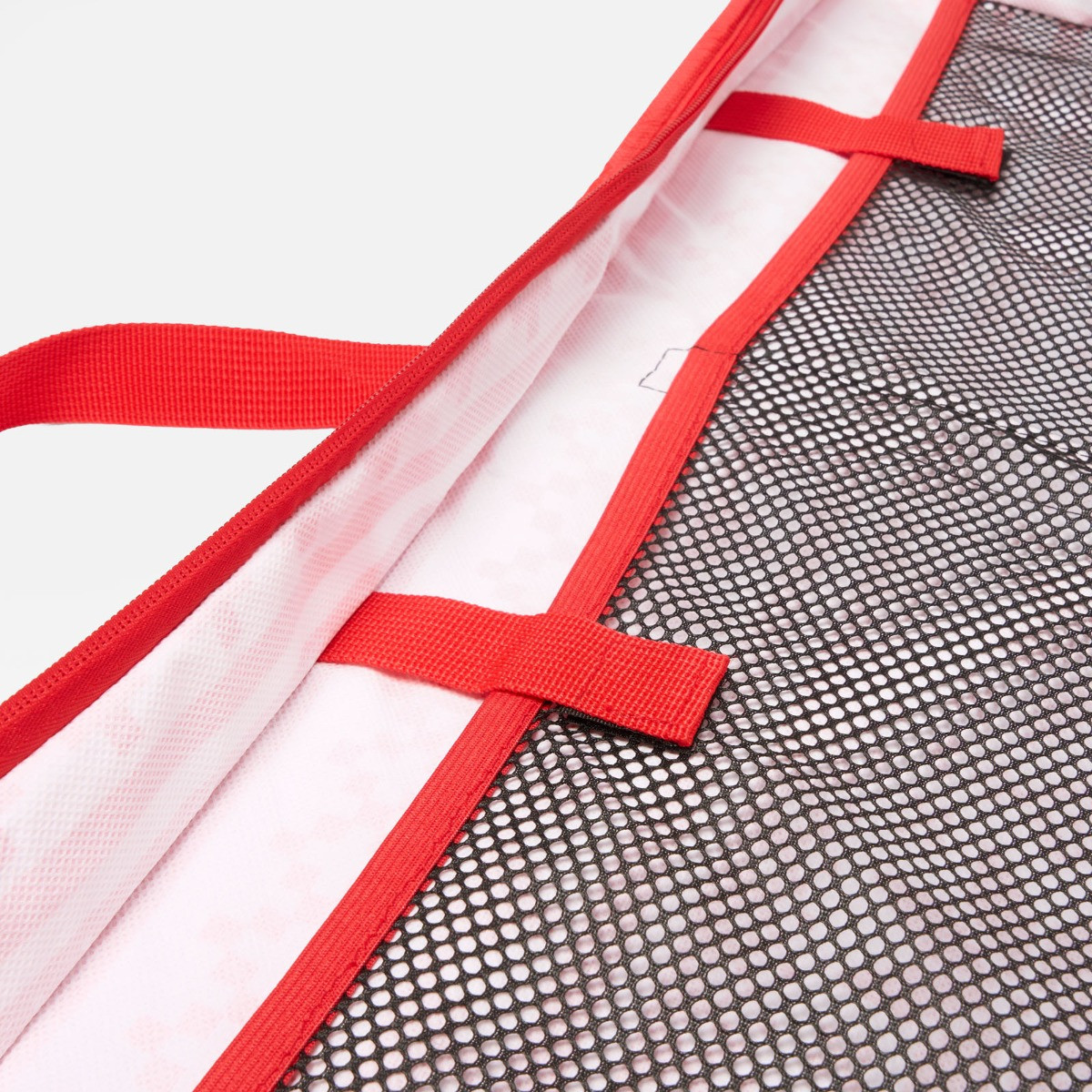 OHS Christmas Nordic Print Wrap Storage Bag - Red>