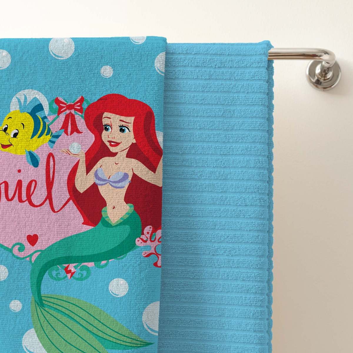 Disney Princess Ariel Beach Towel - Blue>