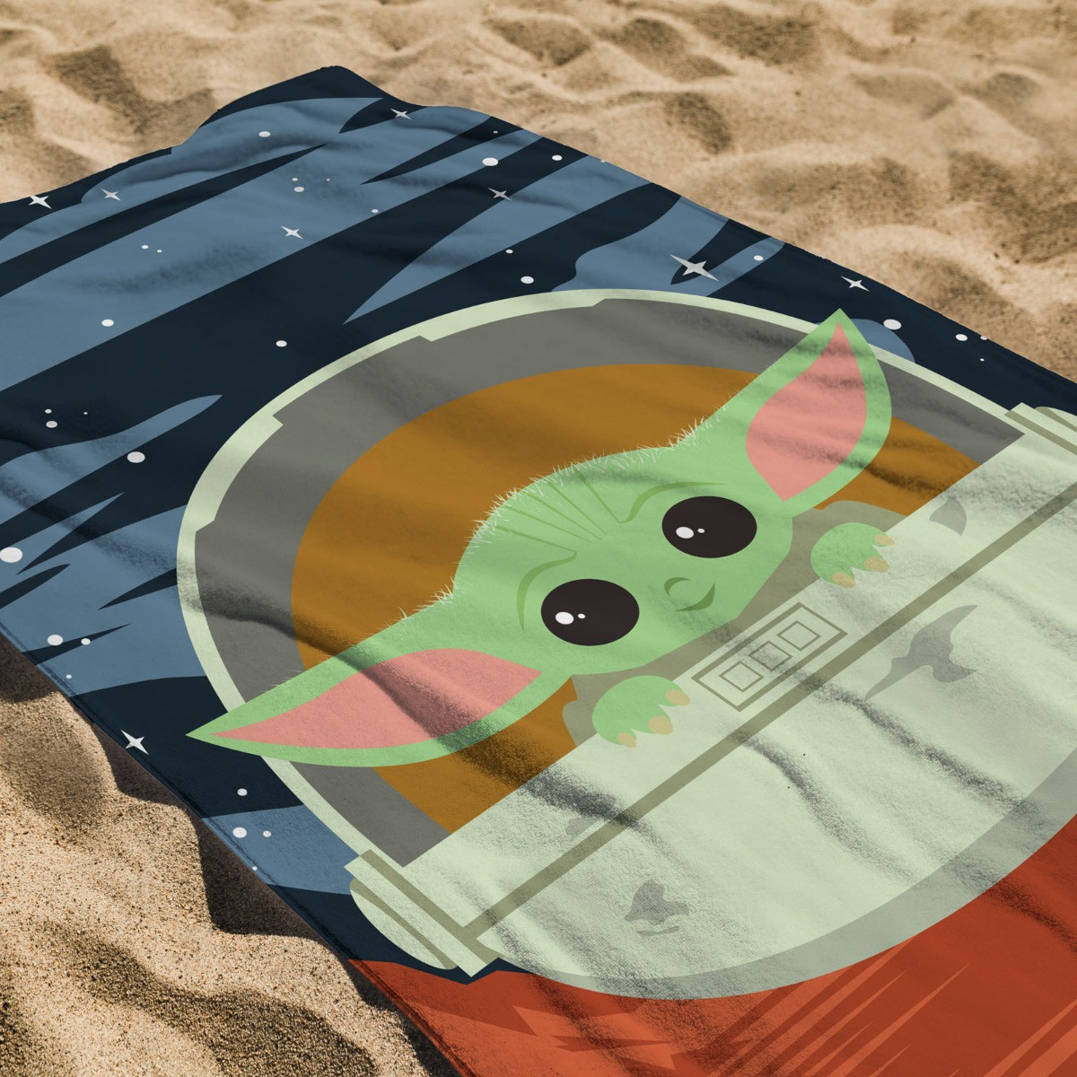 Disney Star Wars Mandalorian Beach Towel - Multi>