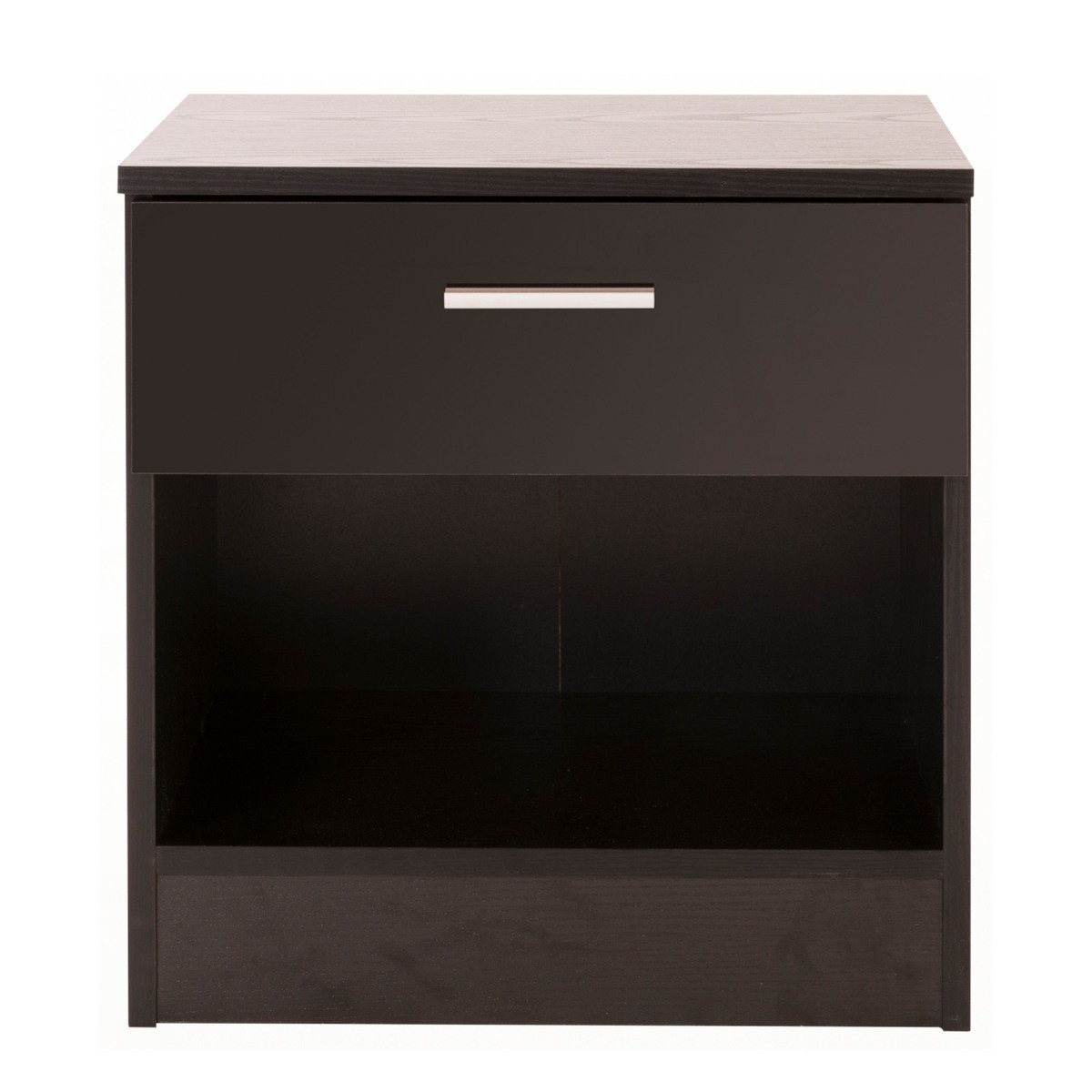 Ottawa Bedside Table - Black>