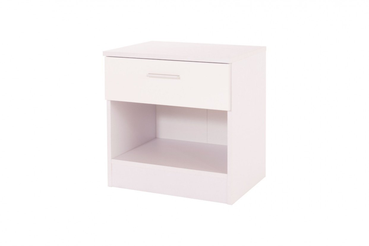Ottawa Bedside Table - White>