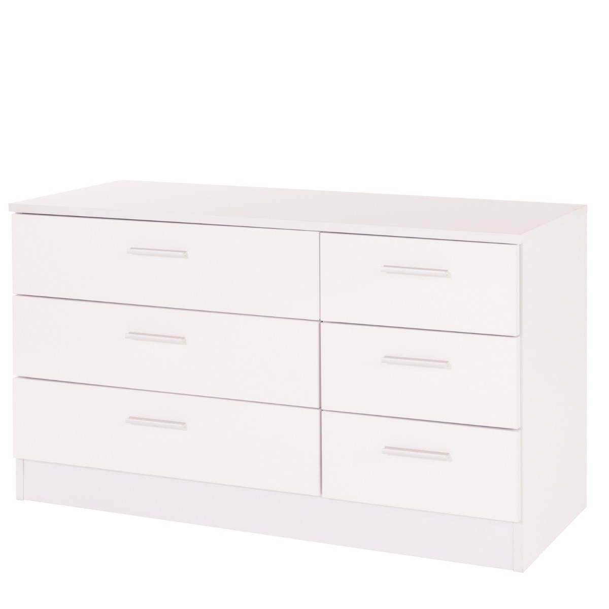 Ottawa 3+3 Chest of Drawers - White>