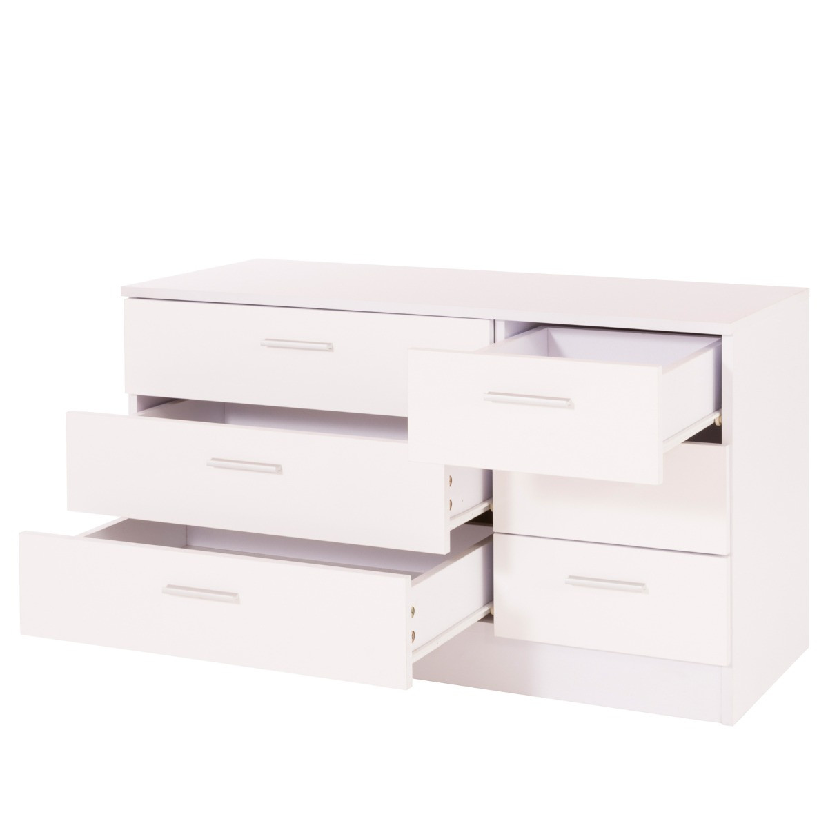 Ottawa 3+3 Chest of Drawers - White>