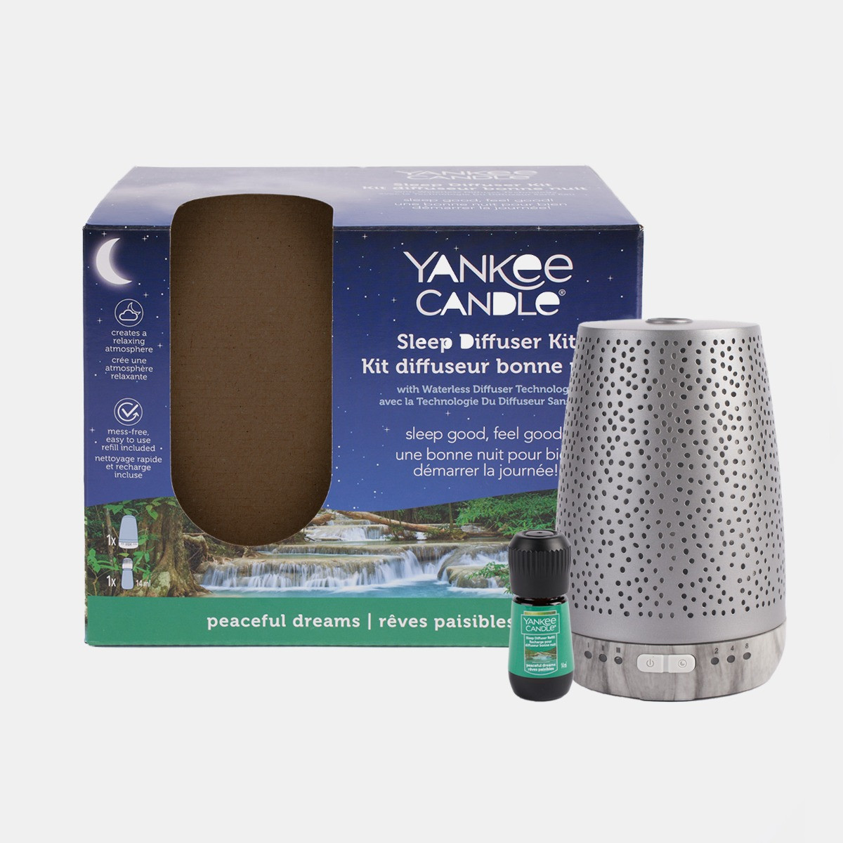 Yankee Candle Sleep Diffuser Starter Kit - Peaceful Dreams>