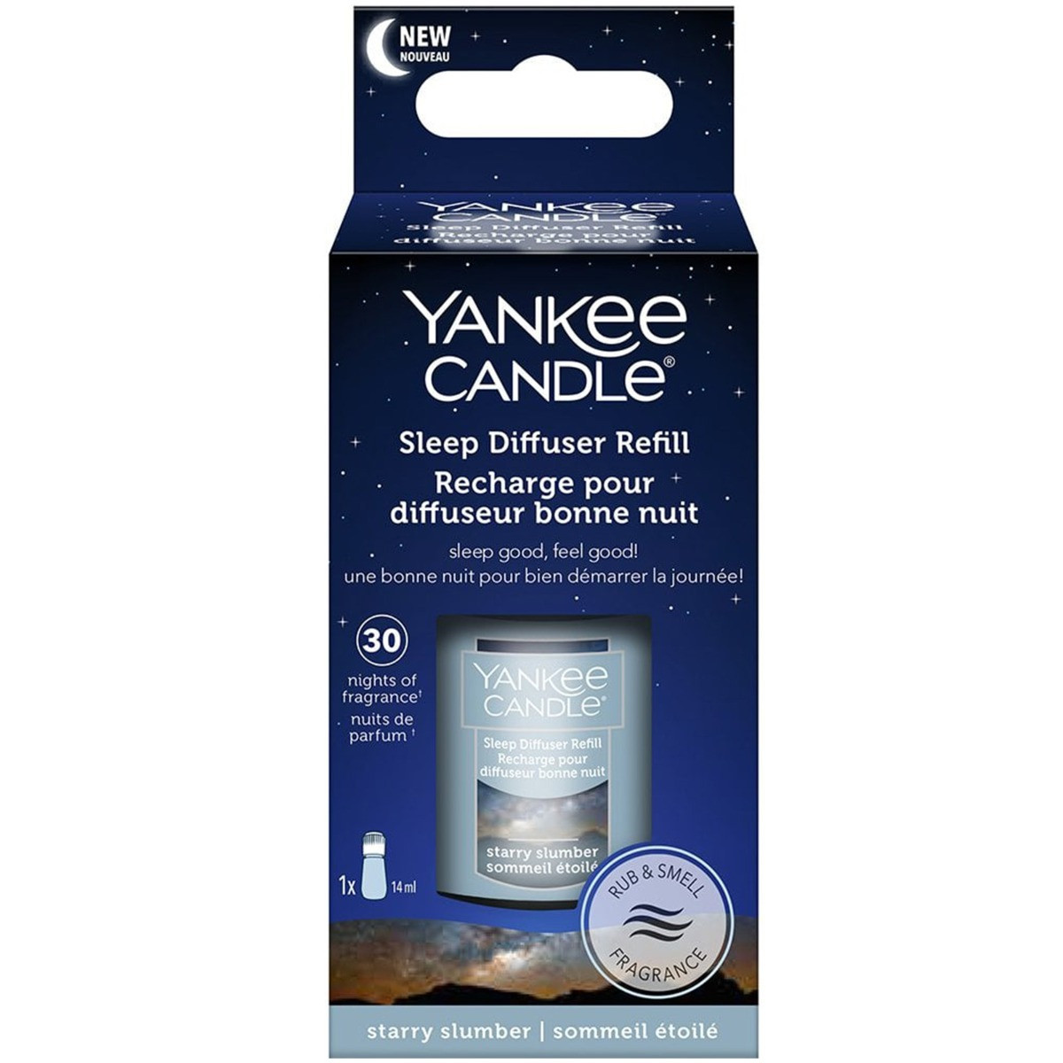 Yankee Candle Sleep Diffuser Refill, Starry Slumber- 14ml
>