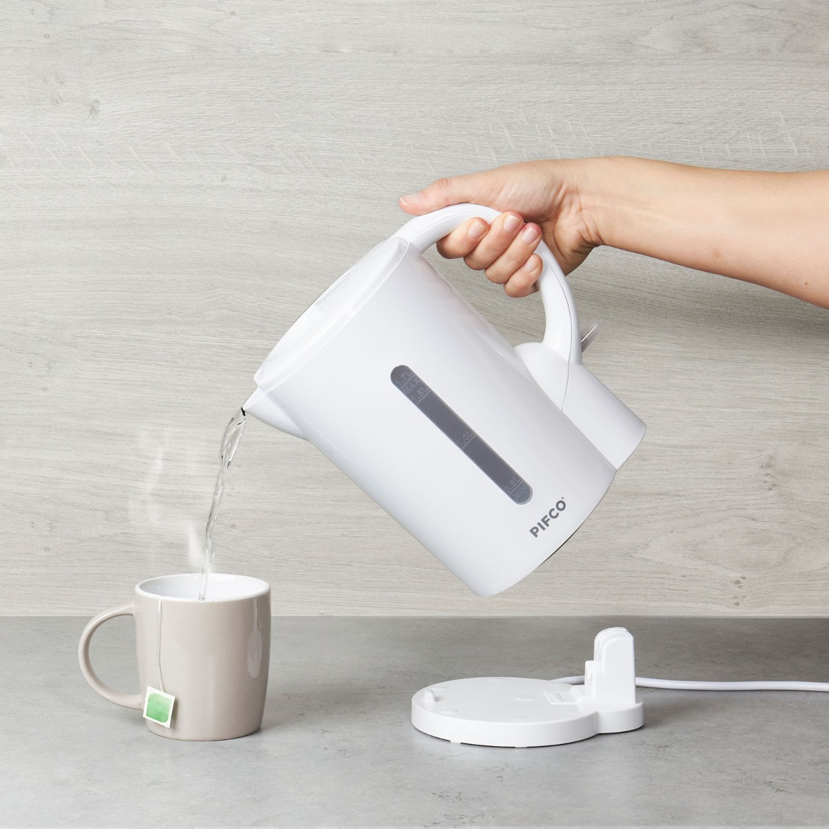 PIFCO Essentials Kettle & 2-Slice Toaster Bundle - White>