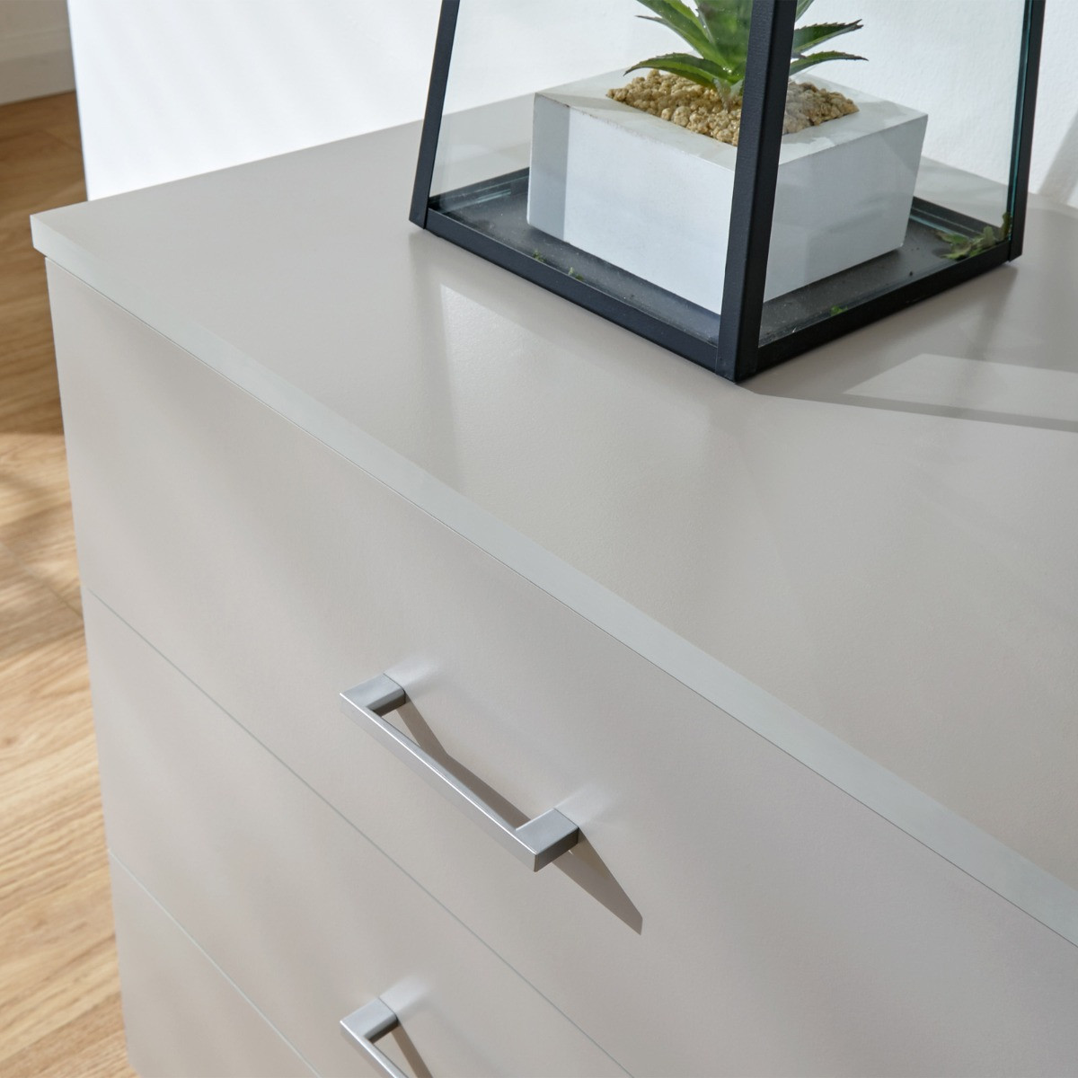 Panama 3 Piece Bedroom Furniture Set - Grey>