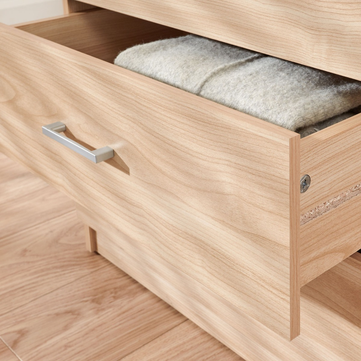 Panama 3 Piece Bedroom Furniture Set - Oak>