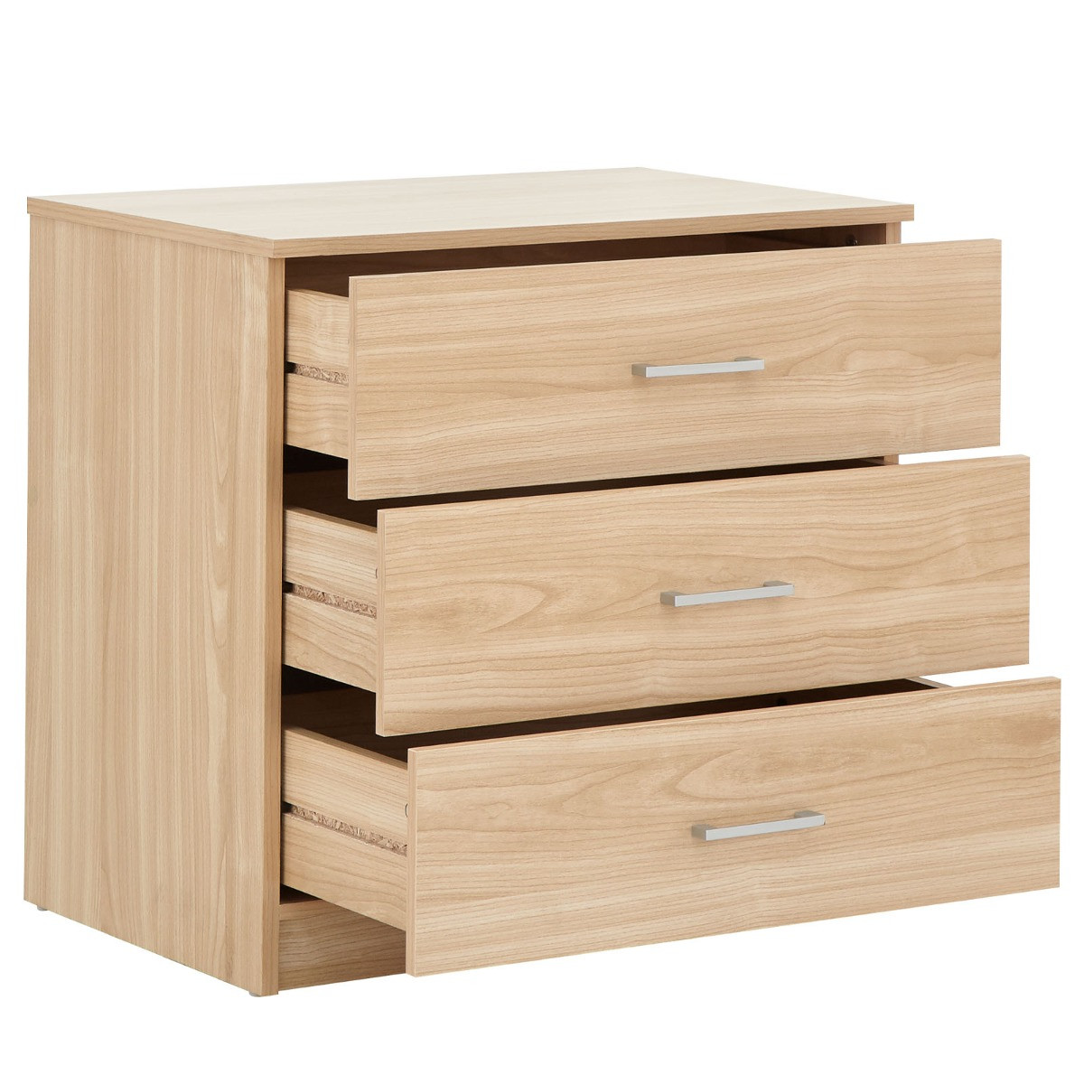Panama 3 Piece Bedroom Furniture Set - Oak>
