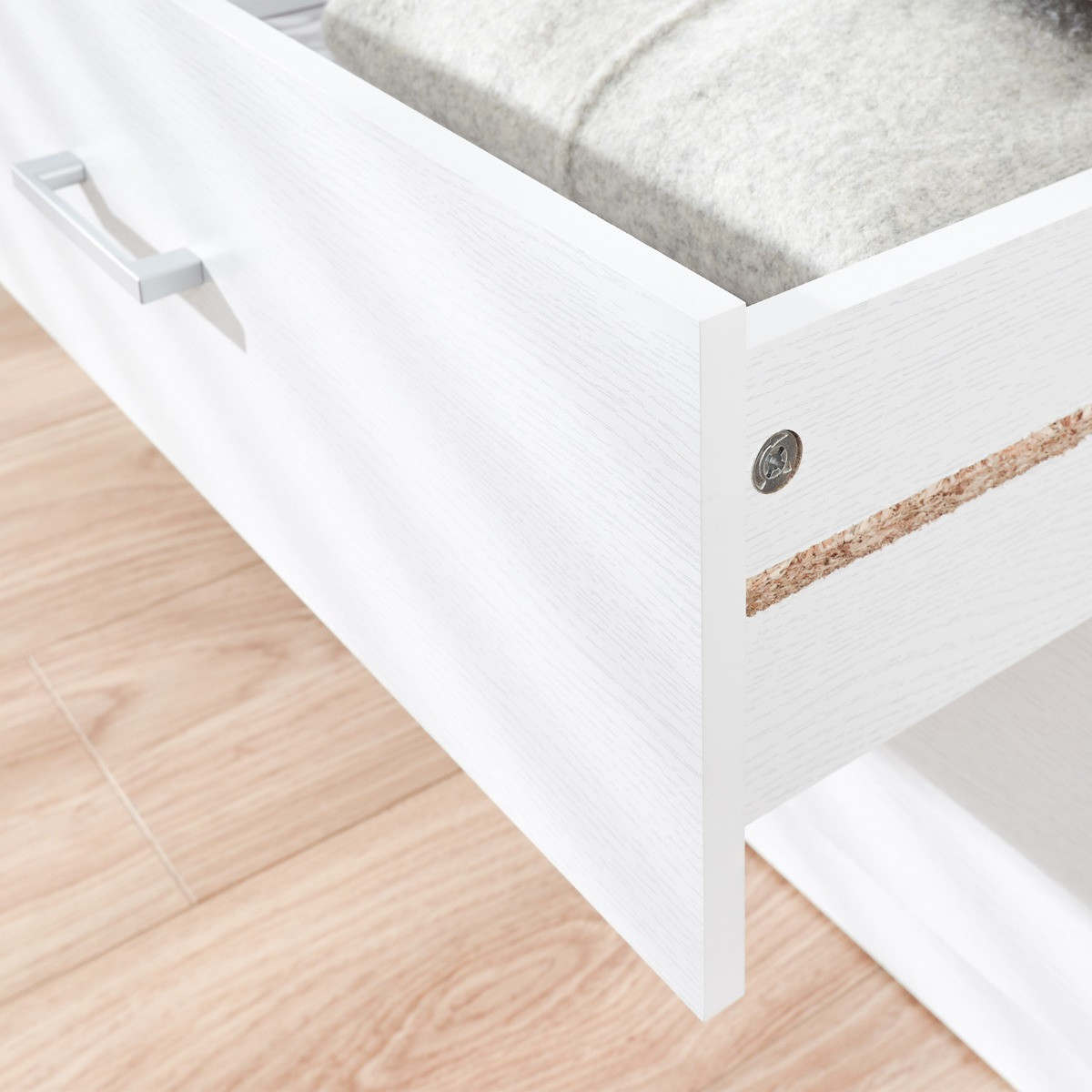 Panama 3 Piece Bedroom Furniture Set - White>