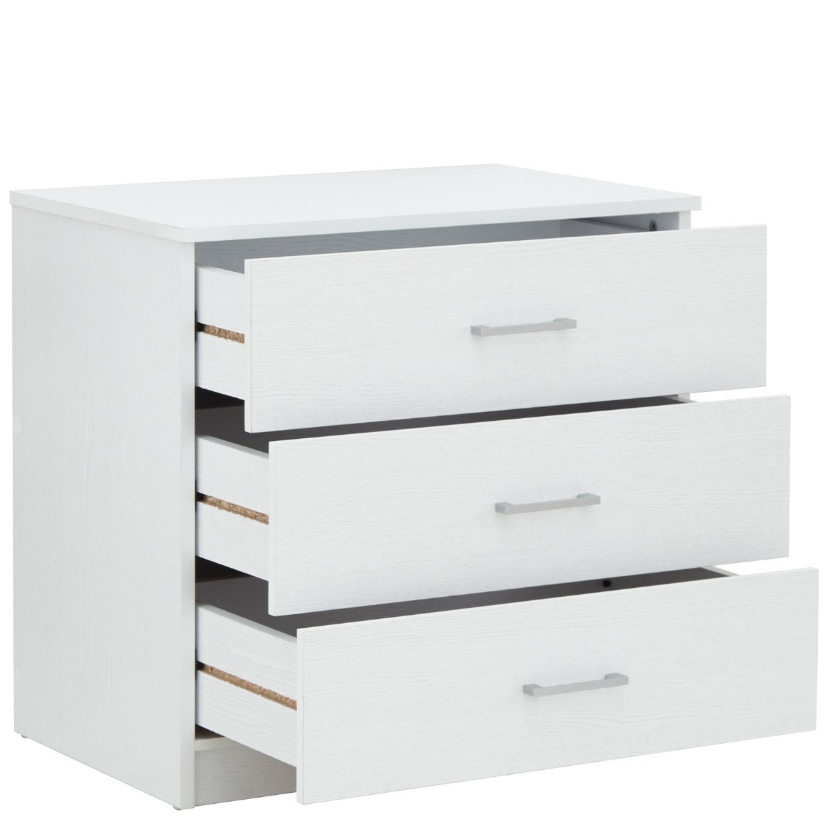 Panama 3 Piece Bedroom Furniture Set - White>