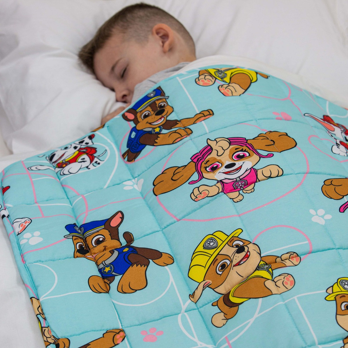 Paw Patrol Squad Weighted Blanket, Blue - 2kg>