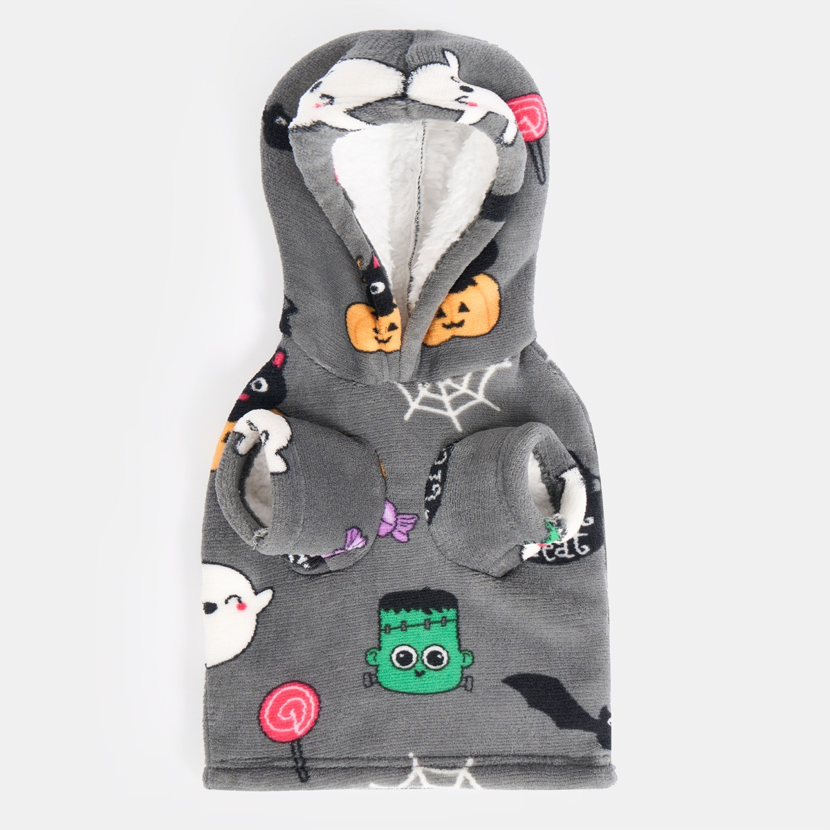 OHS Halloween Print Dog Hoodie - Charcoal >