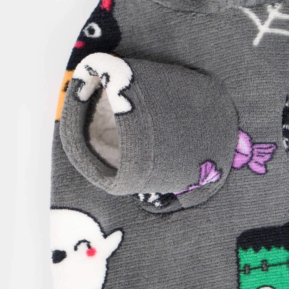 OHS Halloween Print Dog Hoodie - Charcoal >