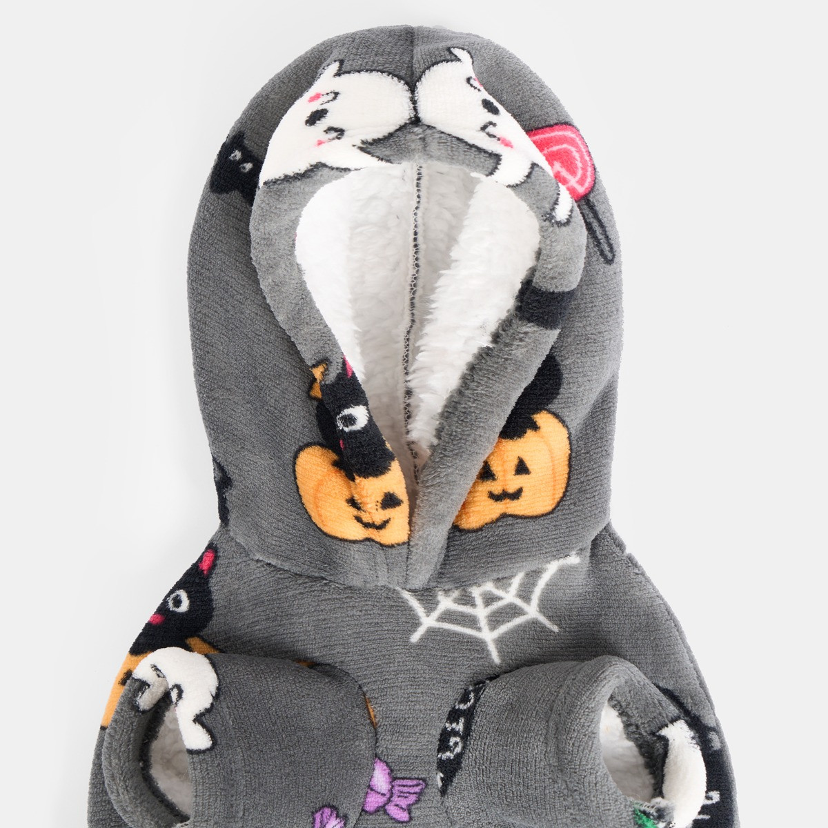 OHS Halloween Print Dog Hoodie - Charcoal >