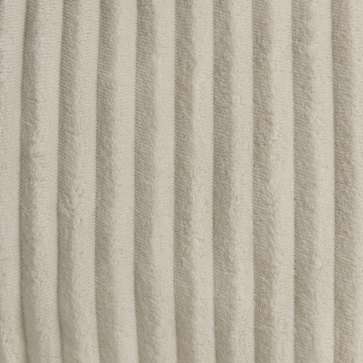 OHS Faux Fur Ribbed Round Pet Bed - Cream>