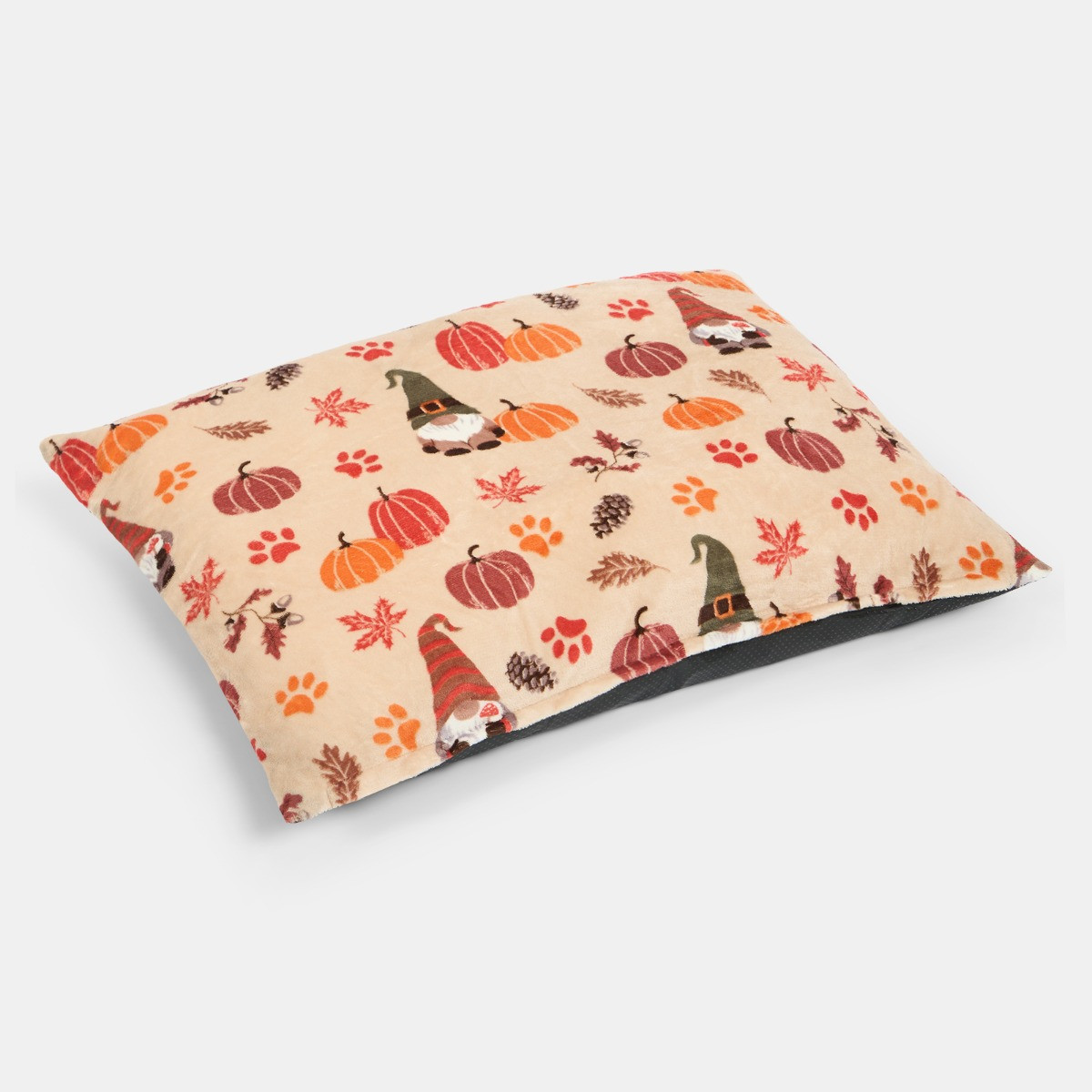 OHS Autumn Paw Print Pet Bed - Natural >