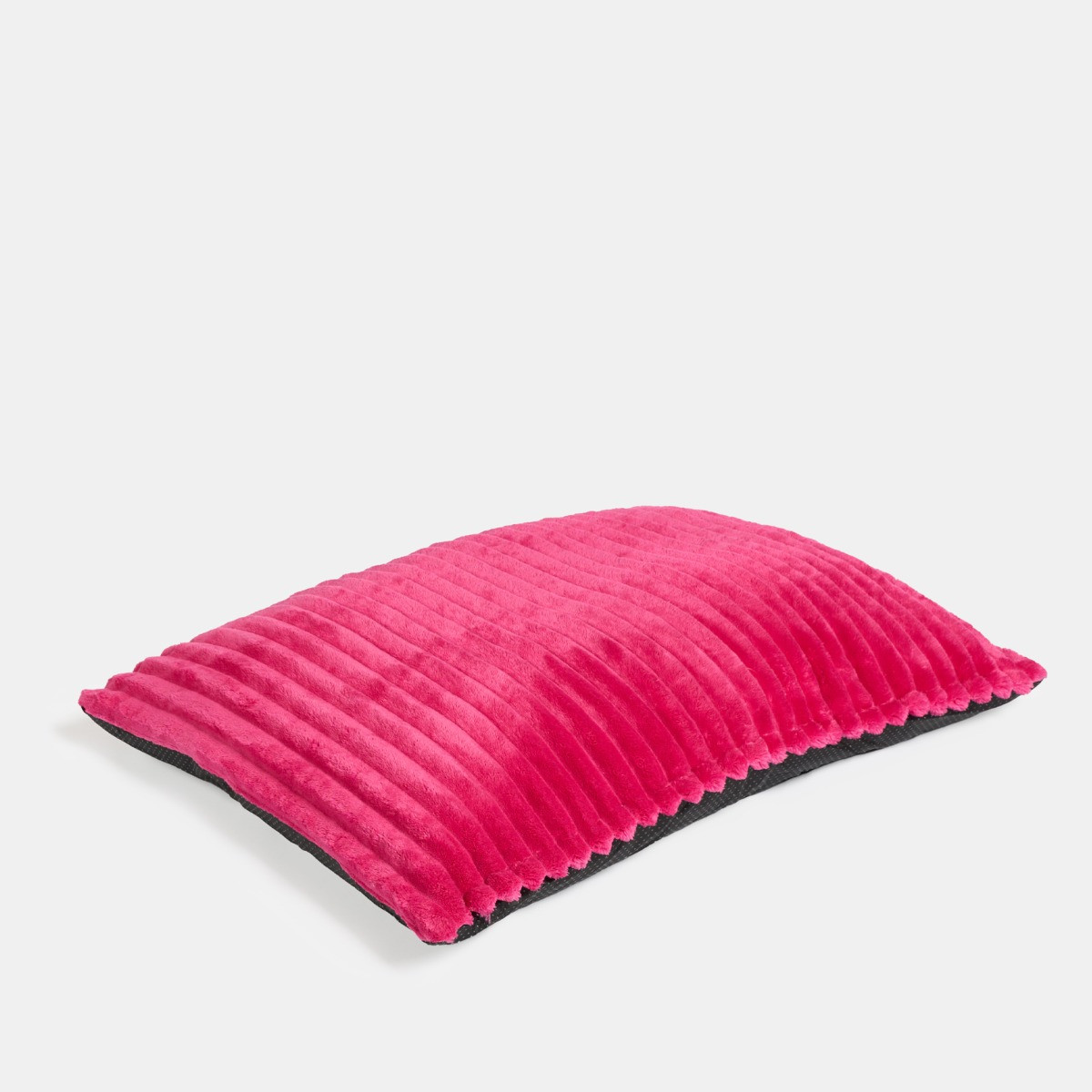 OHS Ribbed Fleece Pet Bed - Hot Pink>