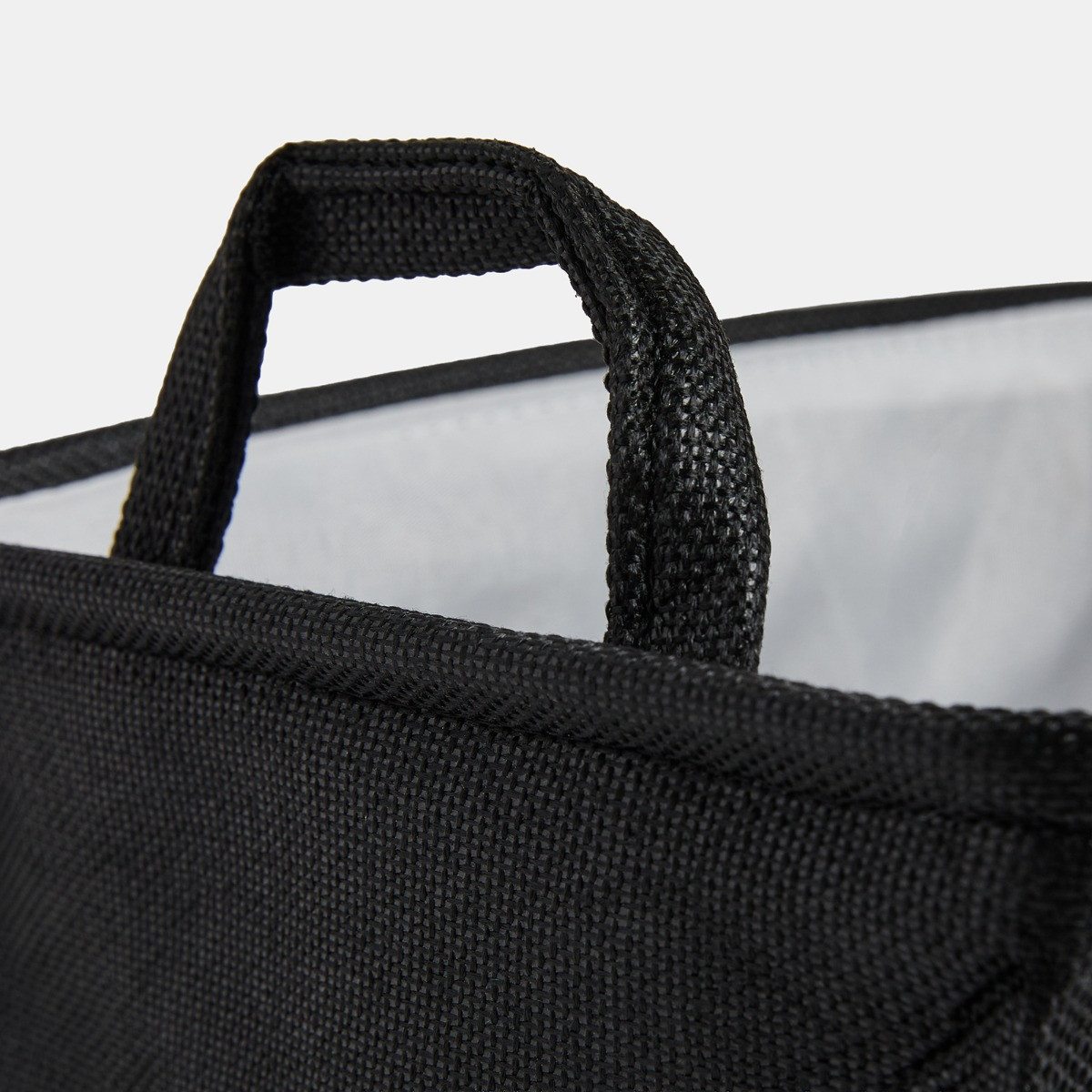 OHS Pet Paw Embroidered Storage Basket - Black>