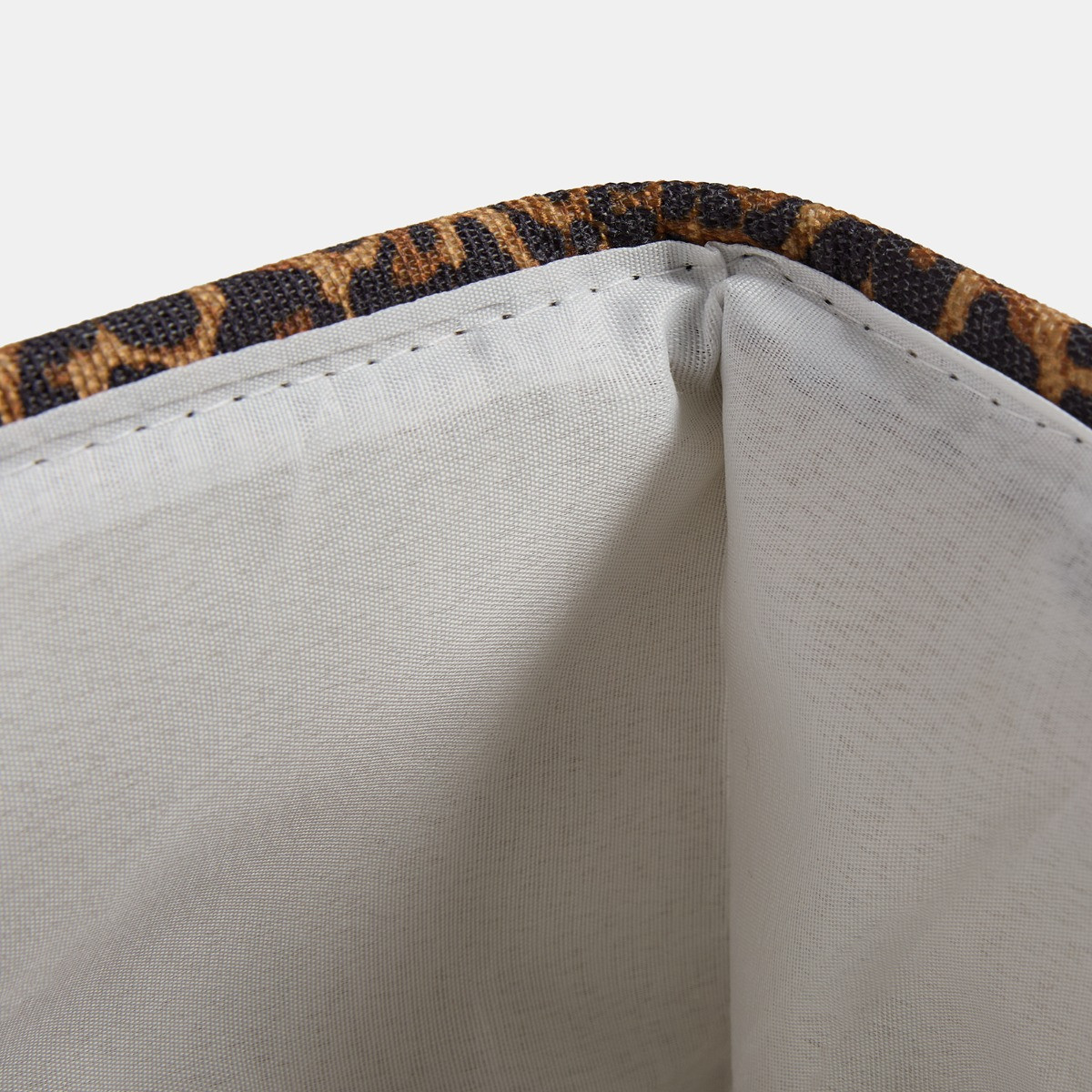 OHS Leopard Print Pet Paw Embroidered Storage Basket - Natural>