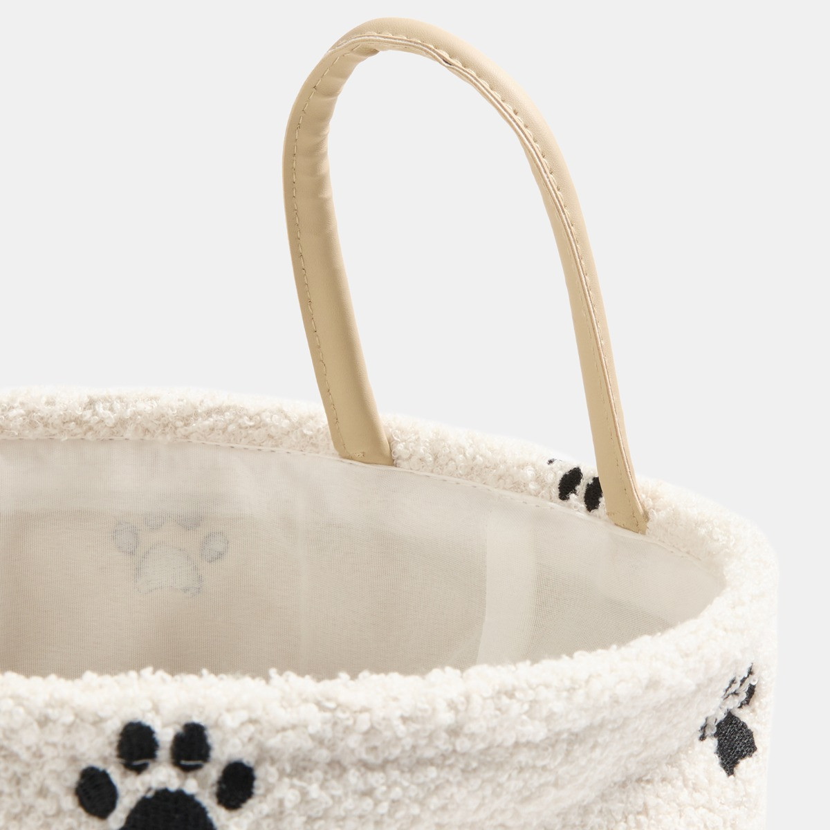 OHS Paw Print Pet Storage Basket - Monochrome>