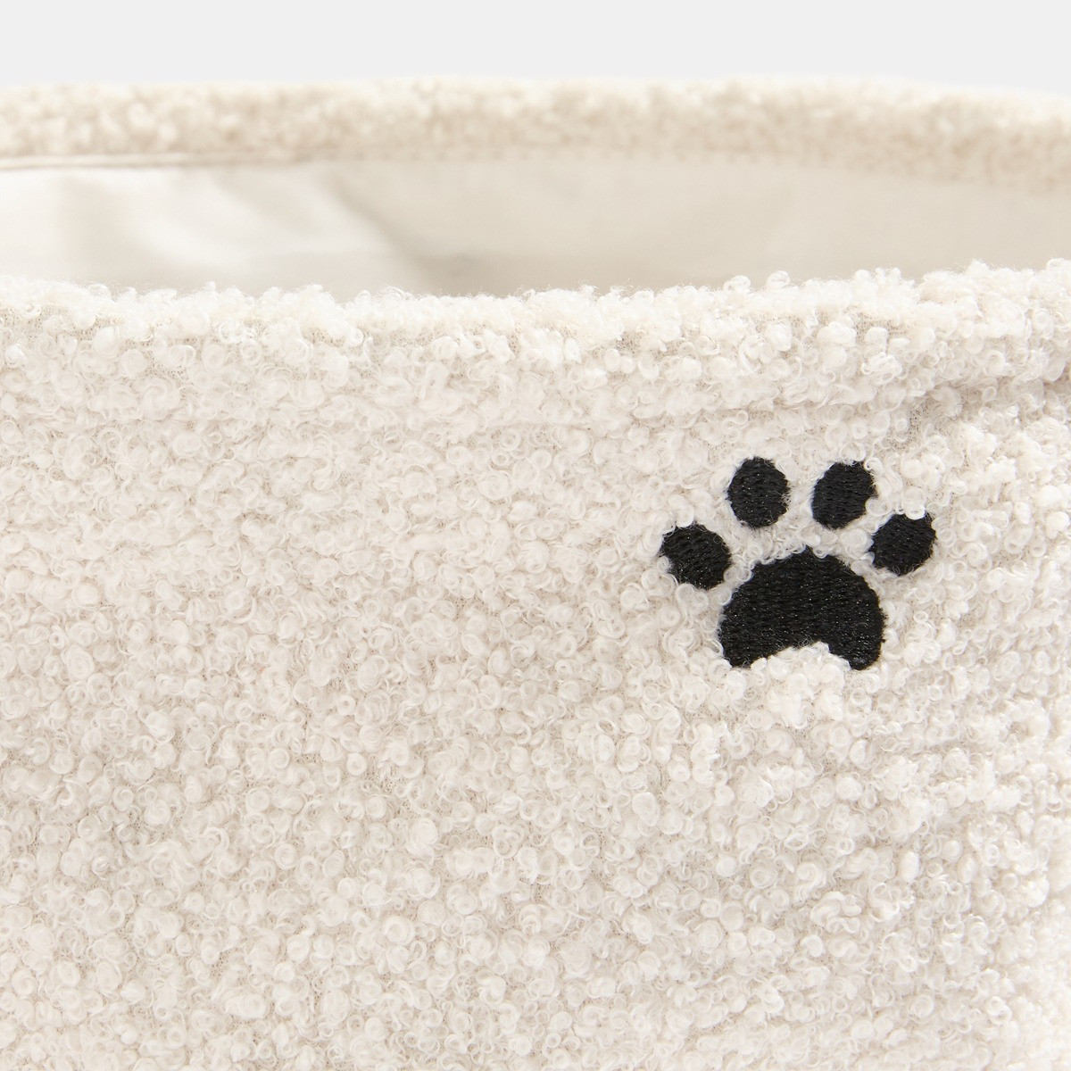 OHS Paw Print Pet Storage Basket - Monochrome>
