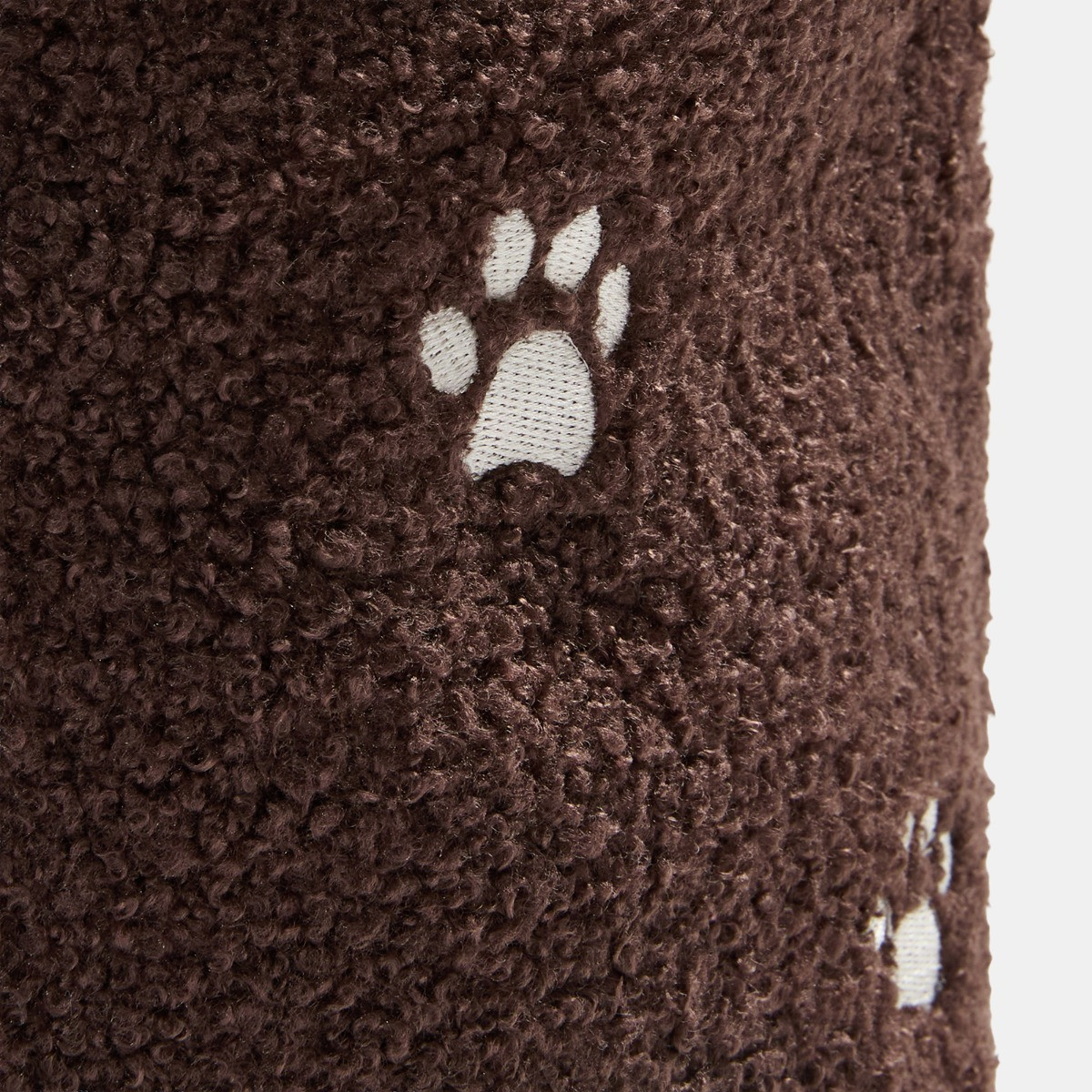 OHS Paw Print Pet Storage Basket - Brown>