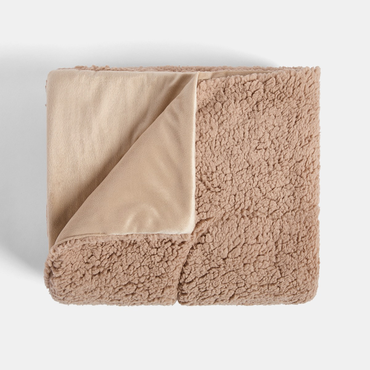 OHS Sherpa Soft Quilted Pet Blanket - Natural>