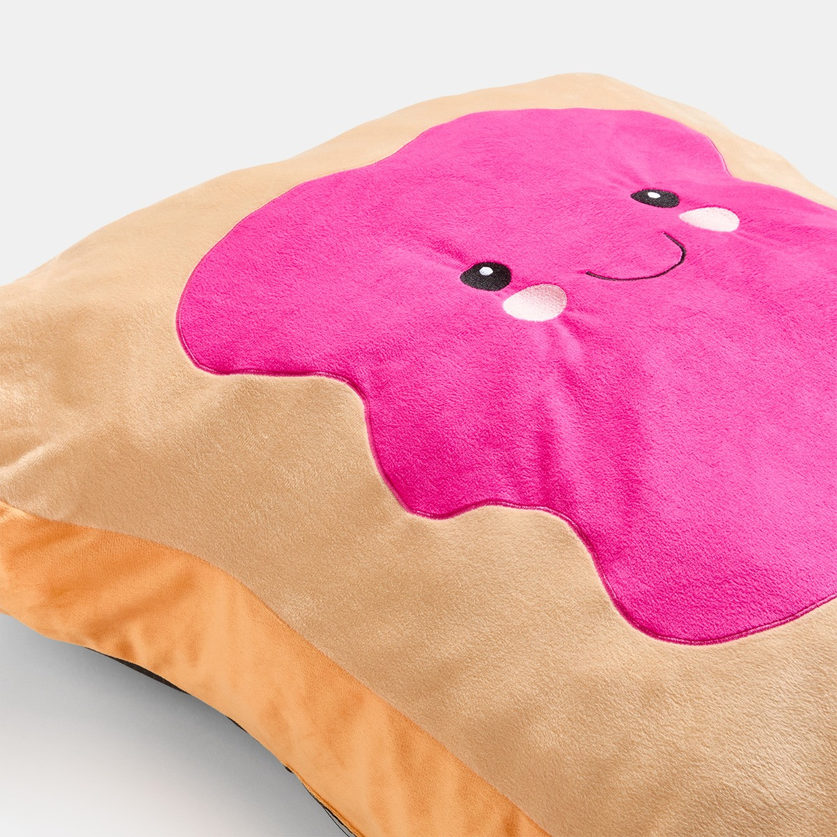 OHS Rosie The Jam Toast Pet Bed - Brown/Hot Pink>