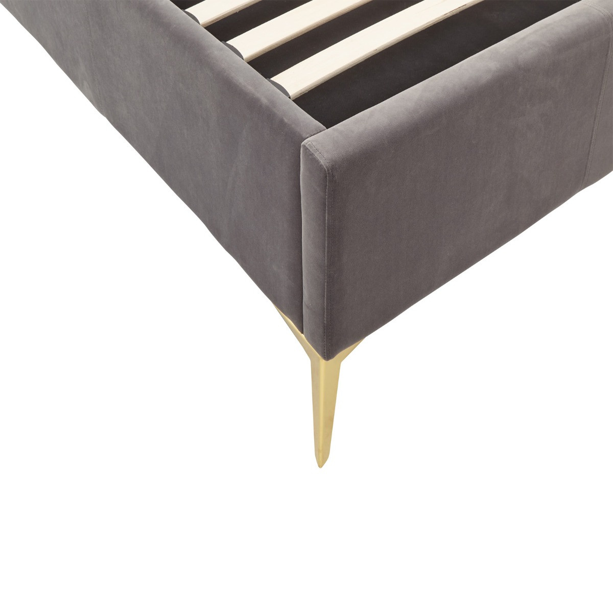 Pettine End Lift Ottoman Storage Bed, 5ft King - Grey>